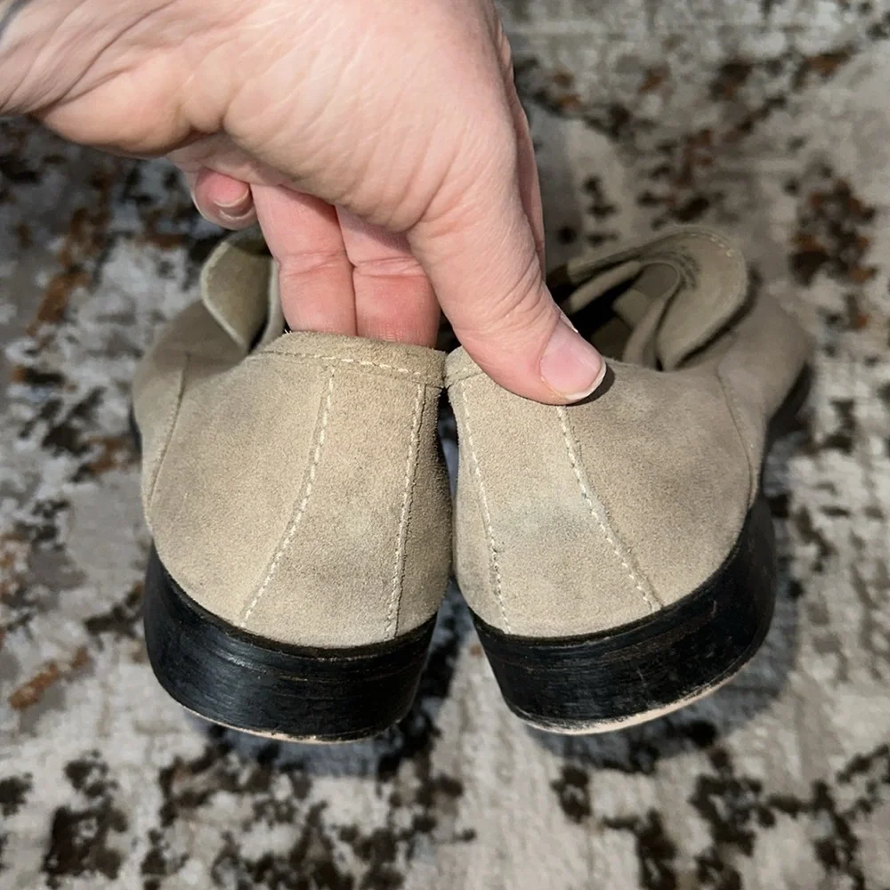 Free People Suede Slip On Loafers Size 10.5